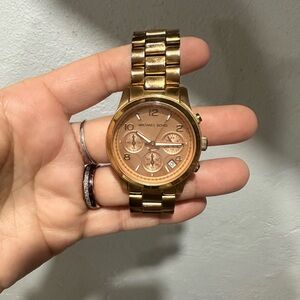 Michael Kors Rose Gold Chronograph Watch